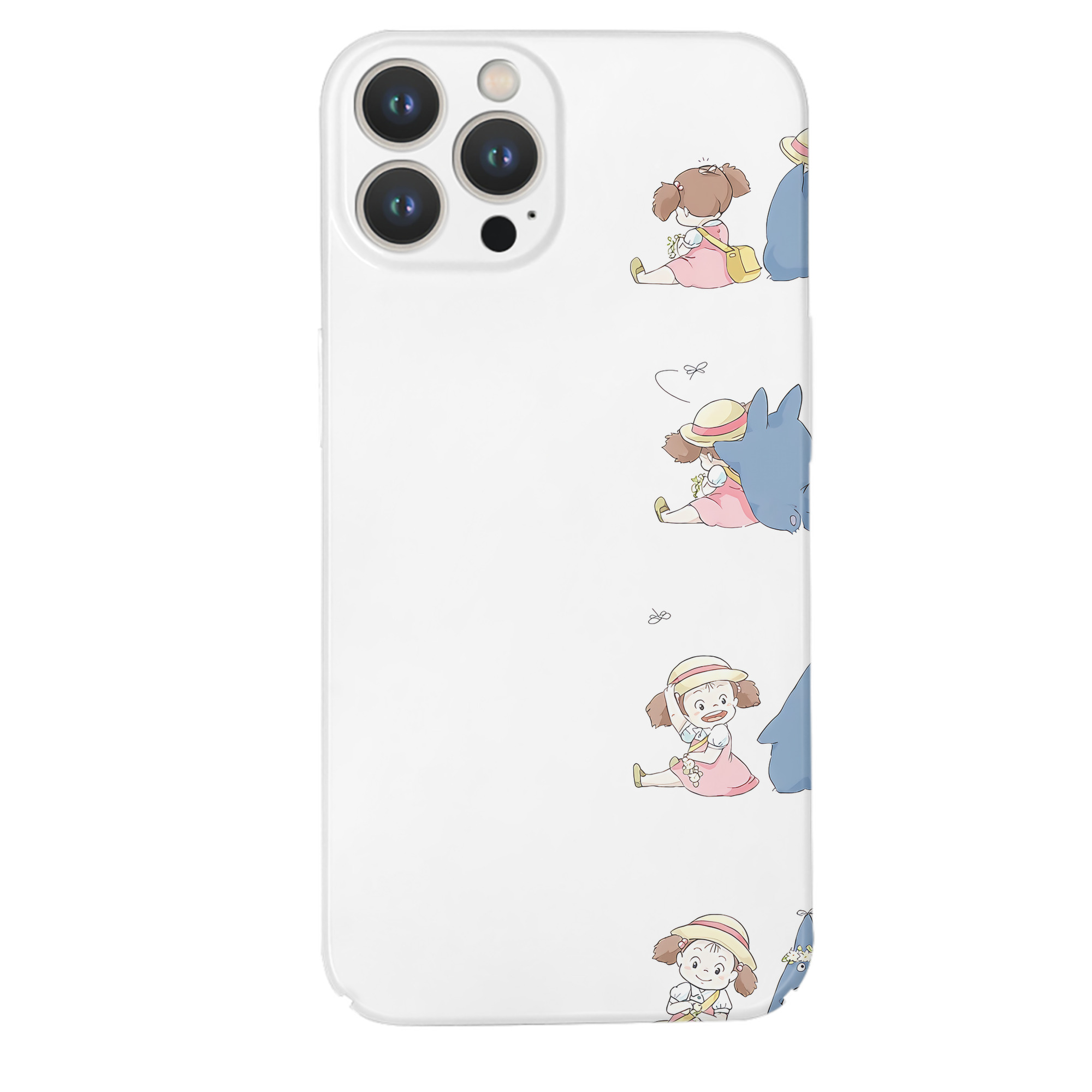 （画像用） となりのトトロ 草壁メイ 草壁サツキ My Neighbor Totoro Satsuki Kusakabe Mei Kusakabe 【iPhone 14シリーズ対応】ハードケース